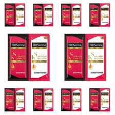 Image of Tresemme Keratin Smooth Shampoo With Argan Oil & Conditioner 14ml-Pack of 10