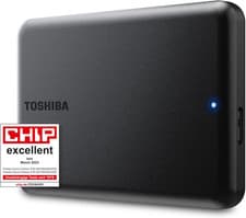 Image of Toshiba Canvio Partner 2TB Portable 2.5’’ External Hard Drive, USB 3.2, Mac & Wi