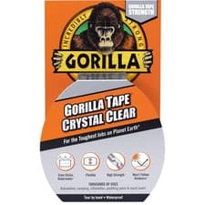 Image of Gorilla Glue Gorilla Tape 48mm x 8.2m Crystal Clear