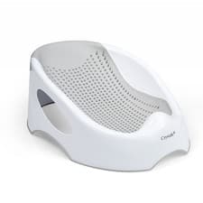 Image of Baby Bath Support Non Slip Bath tub Soft Touch Grey For New Borns Upto 6 Months