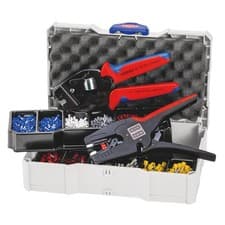 Image of KNIPEX 97 90 17 Electrical Crimp Assortment for Wire Ferrules 1 x 12 42 195