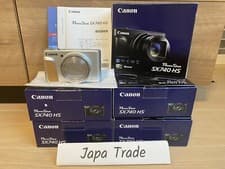 Image of Canon PowerShot SX740 HS Silver Compact Digital Camera Zoom Lens Box JPN Tested