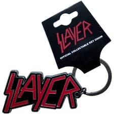 Image of Slayer Metal Keyring Keychain Logo New *Official*