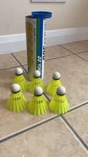 Image of YONEX Mavis 300 Yellow, Medium Badminton Shuttlecocks - Pack of 6