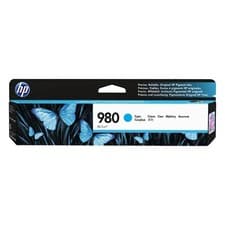 Image of Original HP 980 Cyan Ink Cartridge (D8J07A)