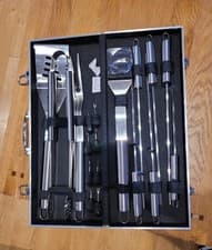 Image of Brand New Stainless Steel BBQ Tool Set