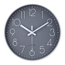 Image of Extra Large Roman Numerals Skeleton Wall Clock Open Face Big Giant Metal Clock