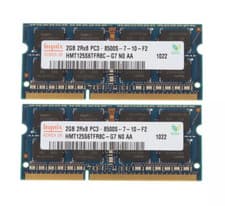 Image of HYNIX APPLE MACBOOK LAPTOP 4GB(2x2GB) PC3-8500S  DDR3 RAM SODIMM 204 PIN