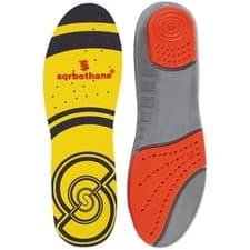 Image of Sorbothane Double Strike Insoles Heel & Forefoot Shock Absorption
