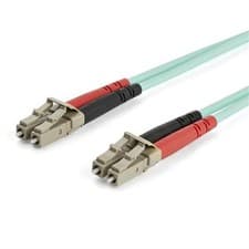 Image of StarTech 7m (22ft) LC/UPC to LC/UPC OM3 Multimode Fiber Optic Cable Full Dupl...
