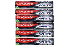 Image of Colgate Advanced White Charcoal White Toothpaste - 75ml Pack of 6 Bulk