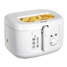 Image of 2.5L Deep Fat Fryer Chip Electric Non-Stick Pan & Safe Basket Handle With Window