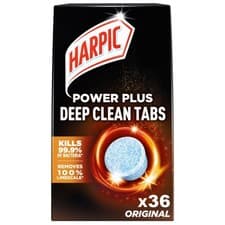 Image of 36 x Harpic Power Plus Deep Cleaning Toilet Tablets Original Bulk Buy Tabs