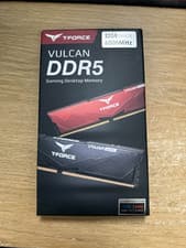 Image of TEAMGROUP T-FORCE Vulcan DDR5 6000MHz 32GB (2x16GB) Gaming PC RAM Black