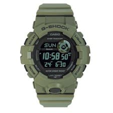 Image of Casio Watch GBD-800UC-3ER Mens G-Shock G-Squad Khaki Green RRP £99.90