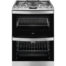 Image of AEG 5000 SurroundCook Dual Fuel Double Oven Cooker - CKB6541ACM