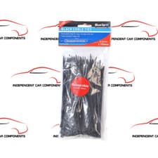 Image of (40055) 100 Pce 3.6mm X 150mm Black Cable Ties - BlueSpot - Lifetime Guarantee