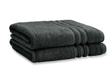 Image of Catherine Lansfield Zero Twist 100% Cotton 450GSM 2x Bath Sheets Bale 17 Colours