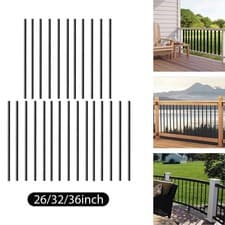 Image of 26Pcs Deck Balusters Staircase Spindles Stairs Railing