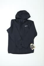 Image of Berghaus Men's Jacket Size L Black Mid-Length Regular Waterproof Hooded