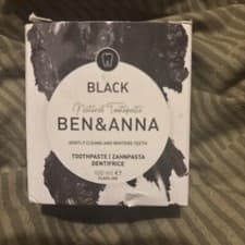 Image of Ben & Anna Toothpaste Black (with Activated Charcoal) - 100ml Whitening