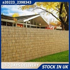 Image of Reed Fence Roll Privacy Screen Outdoor Garden Patio Sunshade 400X100Cm