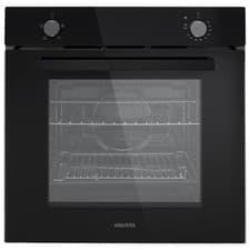 Image of electriQ 73 L Single Oven – Built-In, Plug-In, A Rated, 4-Func, Black