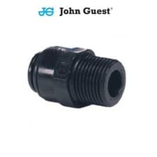 Image of John Guest Male Straight Adaptors Thread Connectors JG Air Water 4 6 8 10 12 15