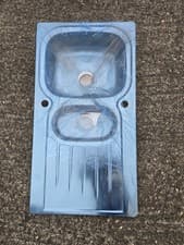 Image of Stainless Steel Kitchen Sink 1.5 Bowl Inset Reversible