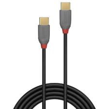 Image of Lindy 2M Usb 2.0 Type C To C Cable Anthra Line. Cable Length: 2 M. Connector 1: