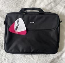 Image of Techair Black 15.6” Laptop Case carrying shoulder bag BNWT