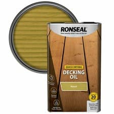 Image of Ronseal Quick Drying Decking Oil - All Colours - 5 litre