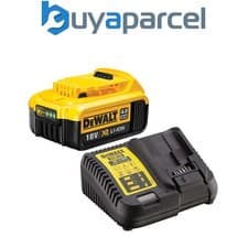 Image of Dewalt DCB182 4.0ah 18v XR Lithium Ion Li-Ion Battery with DCB115 Charger