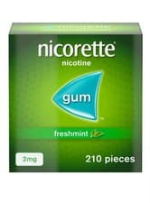 Image of Nicorette - Freshmint 2mg Gum Nicotine - 210 Pieces - Exp 04-2027
