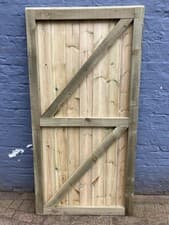 Image of GATE SUPER HEAVY DUTY TIMBER WOODEN MADE TO MEASURE TREATED TONGUE & GROOVE GATE