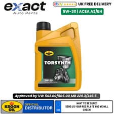 Image of KROON OIL Torsynth 5W-30 Approved Under MB 229.3, MB 226.5, VW 502 00, VW 505 00