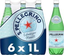 Image of San Pellegrino Sparkling Natural Mineral Water (6x1L) Best Price Uk Seller