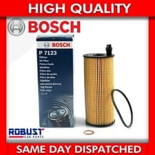 Image of OIL FILTER BOSCH P7123 FOR BMW 320D 325D 330D 335D 418D 420D 425D 430D 435D
