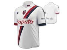 Image of FC Bologna Away Jersey 23 24 Macron B.F.C. Fan Shirt M L XL XXL