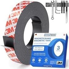 Image of Magnetic Tape Roll - 6 Metre Long, 30 mm Wide - Extra Thick & Wide Magnetic S...