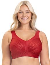 Image of Miss Mary of Sweden Lovely Jacquard Full Cup Bra Non Wired 2424 English Red