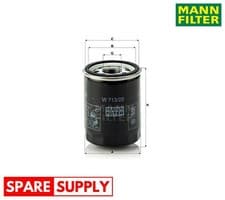 Image of OIL FILTER FOR LAND ROVER CHRYSLER JAGUAR MANN-FILTER W 713/29