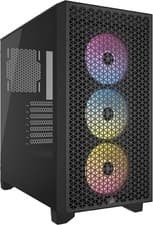 Image of CORSAIR 3000D RGB AIRFLOW Mid-Tower PC Case – 3x AR120 RGB Fans – Three-Slo