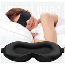 Image of Sleeping 3D Eye Mask Blocking Light Breathable Soft Padded Mask Cover Eyepatch