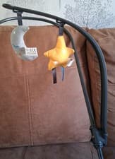 Image of Kinderkraft Mimi Baby Bouncer Toy Bar Moon & Star.