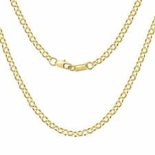 Image of Ladies Necklace Gold Plated 24 Karat Heirloom Necklace 5 Mm Waterproof K6063D