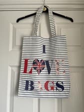 Image of Accessorize 100% Cotton Tote Bag - H39 X W32.5cm Approx. New Without Tags.