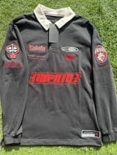 Image of Men’s Medium | Air Jordan Essentials Long-Sleeve Rugby Shirt | HF9323-010 Loose