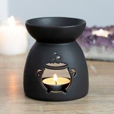 Image of Oil Burner Wax Warmer Gothic Pagan Black Magic Designs