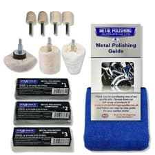 Image of Drill Steel And Stainless Steel Felt Metal Polishing Kit 11pc Pro-Max